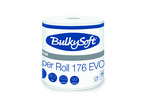 BulkySoft Excellence Wiper Roll 150 TOP EVO, tekercses ipari kéztörlő, 26 cm átmérő, 150 méter, 500 lap, 3 rétegű, hófehér, 2 tekercs/zsák