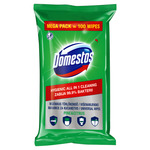 Domestos higiénikus törlőkendő, 100 db-os, többféle