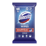 Domestos higiénikus törlőkendő, 60 db-os, Lemon/Ocean