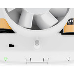 G-Vent innovatív ventilátoros légfrissítő készülék Venturi-hatású légáramlással, akár 55m3 illatosítására, elemes, műanyag, fehér