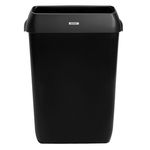Katrin fedeles hulladékgyűjtő (szemetes), 50 literes, műanyag, fekete