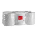 Katrin Jumbo Toilet S2/150 toalettpapír (wc papír), 19 cm átmérő, 150 méter, 2 rétegű, fehér, 600 lapos, 12 tekercs/zsák, KIFUTÓ!