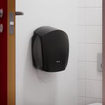 Katrin mini toalettpapír (wc papír) adagoló, 19 cm toalettpapírokhoz, fekete