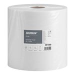 Katrin Plus Industrial XL4 ipari kéztörlő, 38 cm átmérő, 360 méter, 4 rétegű, hófehér, 100% cellulóz, 1 tekercs/zsák