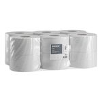 Katrin Plus Jumbo Toilet S2 toalettpapír (wc papír), 19cm, 2 rétegű, hófehér, 400 lapos, 100 méter/tekercs, 100% cellulóz, 12 tekercs/zsák