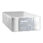 Katrin Plus Kitchen 64 háztartási kéztörlő, hófehér, 3 rétegű, 64 lapos, 4 tekercs/csomag
