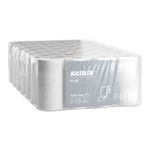 Katrin Plus Toilet 200 toalettpapír (wc papír), 2 rétegű, hófehér, 200 lapos, 100% cellulóz, 8 tekercs/csomag