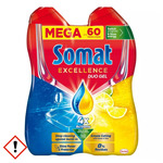 Somat Excellence Duo Gel mosogatógép gél, 2x540 ml, Grease Cutting/Grease Cutting Lemon