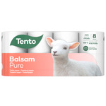 Tento Balsam Pure toalettpapír (wc papír), 3 rétegű, 150 lapos, 8 tekercs/csomag