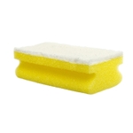 Vileda Non-Scratch karcolásmentes dörzsi szivacs, 7x15 cm, fehér dörzsi, sárga színű szivacs