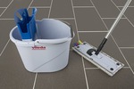 Vileda Ultraspeed Mini Starter Kit, moptartó+mop+nyél+10 literes vödör préssel