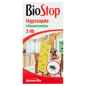BioStop ragasztós légycsapda, irtószermentes, 2 db-os