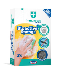 Immunetec by BONUS Bioactive mosogatószivacs, 2 db-os, B693