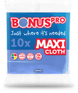 Bonus MAXI törlőkendő 10 db-os, kék, HACCP/HoReCa, B259