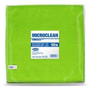 Bonus MicroCLEAN kendő 10 db-os, zöld, HACCP/HoReCa, B333