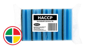 Bonus PRO formázott mosogatószivacs, 5 db-os, HACCP/HoReCa, kék, B758