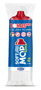 Bonus SoftMOP Extra felmosófej, piros, HACCP/HoReCa, B184