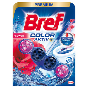 Bref Color Aktiv wc tisztító Flower, 50g