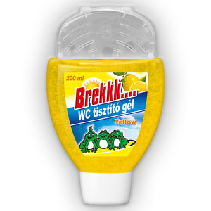 Brekk wc tisztító gél+kosár 200 ml, sárga