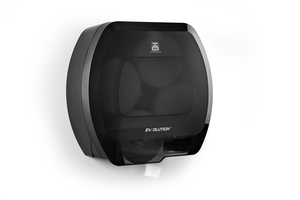 BulkySoft Evsolution 4-ROLL toalettpapír (wc papír) adagoló, fekete (egyenkénti lapadagolás)