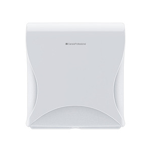 BulkySoft Essentia Mini Jumbo toalettpapír (wc papír) adagoló, 19 cm toalettpapírokhoz, fehér