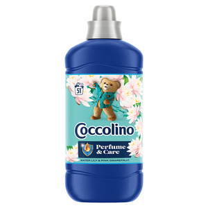 Coccolino Perfume & Care öblítő koncentrátum 51 mosás/1275 ml, Water Lily & Pink Grapefruit