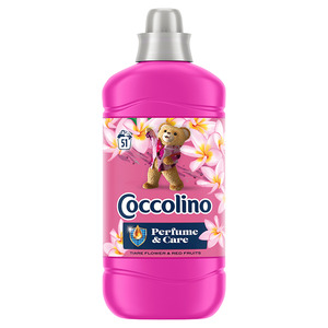 Coccolino Perfume & Care öblítő koncentrátum 51 mosás/1275 ml, Tiare Flower & Red Fruits