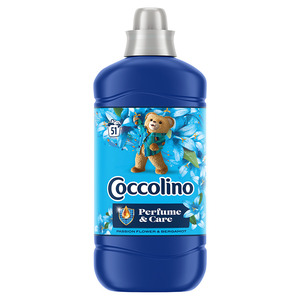 Coccolino Perfume & Care öblítő koncentrátum 51 mosás/1275 ml, Passion Flower & Bergamot