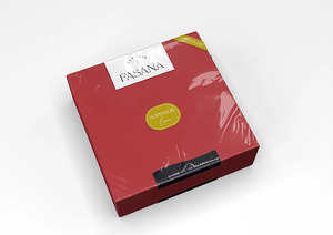 Fasana Cotton-Mix szalvéta vörös 2 rétegű, 38x38 cm, 50 lap, 1/4 hajtott, 7 csomag/karton