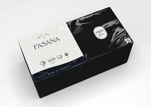Fasana Dinner szalvéta fekete, 3 rétegű, 40x40 cm, 250 lap, 1/4 hajtott, 4 csomag/karton