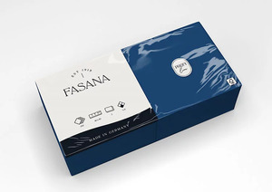Fasana Dinner szalvéta királykék, 2 rétegű, 40x40 cm, 250 lap, 1/4 hajtott, 6 csomag/karton