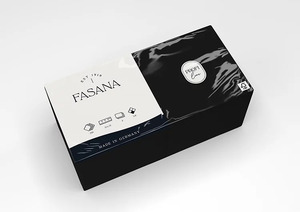 Fasana Lunch szalvéta fekete, 3 rétegű, 33x33 cm, 250 lap, 1/4 hajtott, 4 csomag/karton