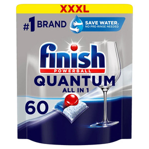 Finish Quantum All in 1 mosogatógép tabletta, 60 darabos, Regular