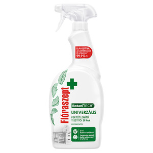 Flóraszept Botanitech klórmentes fertőtlenítő tisztítószer, univerzális, szórófejes, 0,7 liter