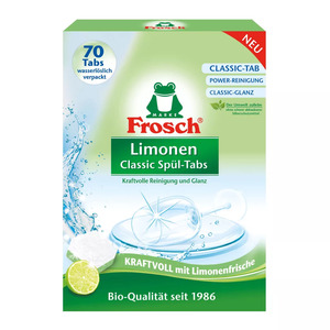 Frosch mosogatógép tabletta Limone, 70 db-os