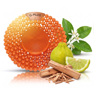G-PLUS Bergamot & Sandalwood pissoire (piszoár) rács, illatosított, bergamott és szantálfa