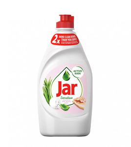 Jar mosogatószer Sensitive Aloe Vera & Pink Jasmine, 450 ml