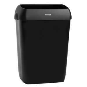 Katrin fedeles hulladékgyűjtő (szemetes), 50 literes, műanyag, fekete