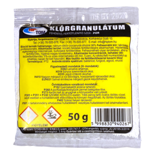 Klórgranulátum 50g (fehérítő, fertőtlenítőszer -por)