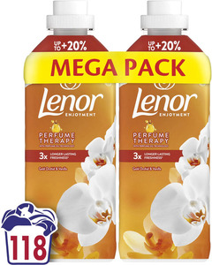 Lenor öblítő koncentrátum Duo-pack, 2x1239 ml/2x59 mosás, Vanilla Orchid&Golden Amber (Gold Orchid), KIFUTÓ!