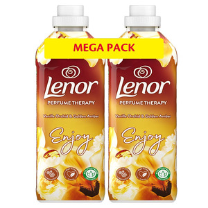 Lenor öblítő koncentrátum Duo-pack, 2x925 ml/2x37 mosás, Vanilla Orchid&Golden Amber (Gold Orchid)