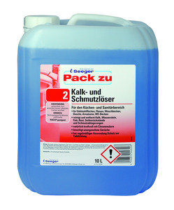 Pack zu 2 vízkő- és szennyeződés eltávolítószer, 10 liter