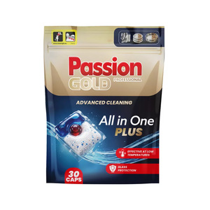 Passion Gold All in One Plus mosogatógép kapszula, 30 darabos