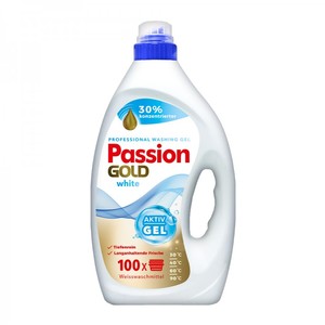 Passion Gold White mosógél, fehér ruhákhoz, 100 mosás/4 liter