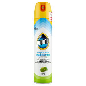 Pronto Every Day Clean Multi Surface felülettisztító aeroszol, 250 ml, lime