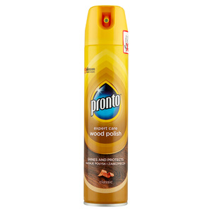 Pronto Expert Care Wood Classic bútorápoló aeroszol, 250 ml