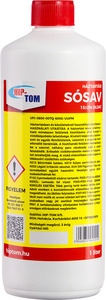 Háztartási sósav 20%-os, 1 liter