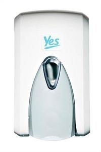 YES/Vialli zárható szappanadagoló 1000ml, fehér színben